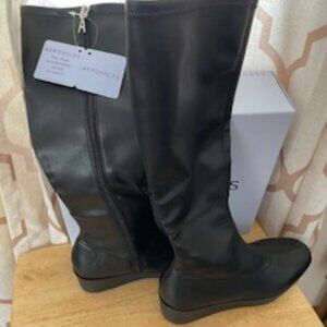 Aerosoles Cecina Size 10 Tall Black Boots
